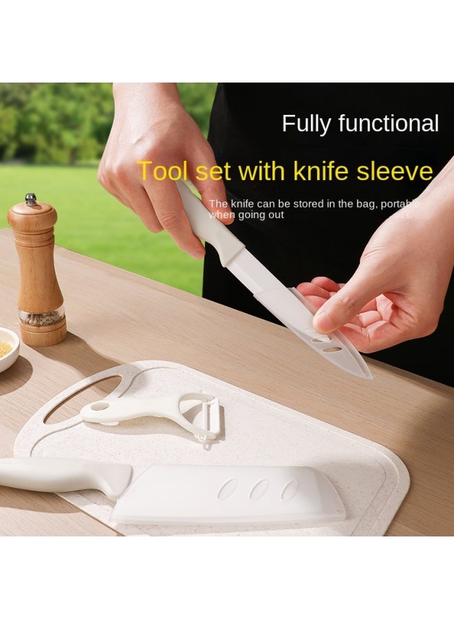 general Portable 9-Piece Ceramic Tableware Set for Outdoor Camping & Picnic with Free Storage Bag - Image 3